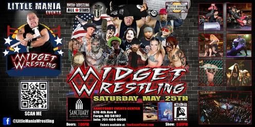 Fargo, ND - Micro-Wresting All * Stars: Little Mania Rips Through the Ring!