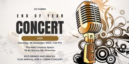 Jo Fabro End of Year Concert 2023