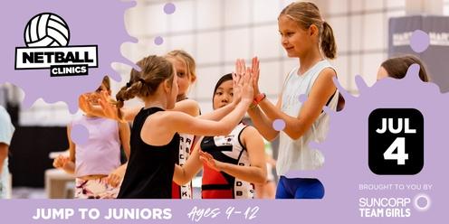 JUMP TO JUNIORS CLINIC - GOLD COAST LEISURE CENTRE - AGES 9 - 12