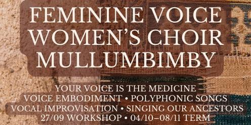 Feminine Voice – Women's choir Mullumbimby