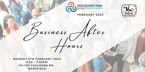 Business After Hours - Monday, 6 February 2023