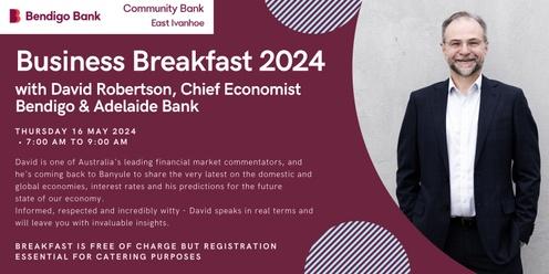 Community Bank East Ivanhoe 2024 Business Breakfast