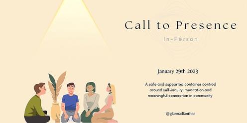Call To Presence | In-Person