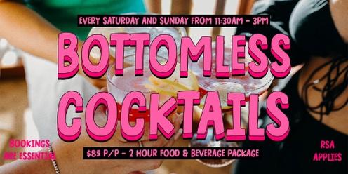 Bottomless Cocktails - Saturday 9th December