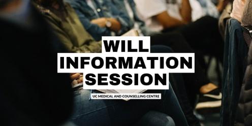 Will Information Session