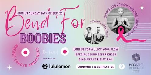 BEND FOR BOOBIES - Breast Cancer Awarness Yoga Event supported by lululemon 