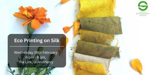Eco Printing on Silk