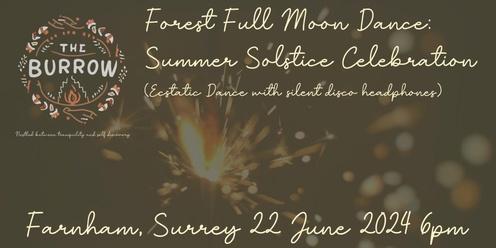Forest Full Moon Dance:  Summer Solstice Celebration (Ecstatic Dance with silent disco headphones)
