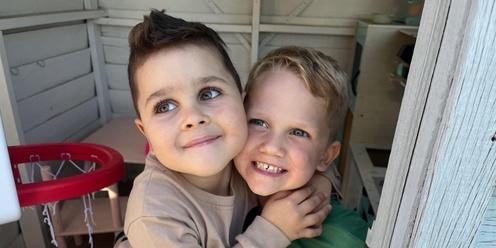 Theo and Wyatt’s Monumental Movie Day… For a Cure