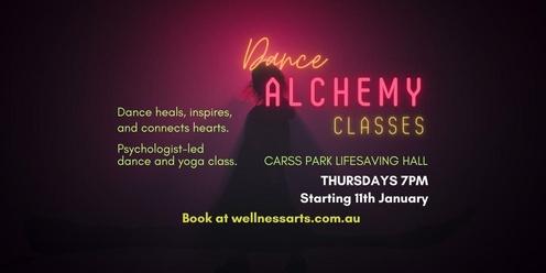 Dance Alchemy classes: Dance, yoga, psychology