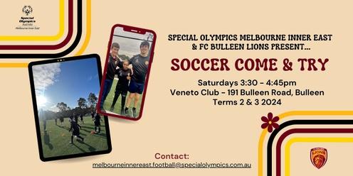 Special Olympics MIE 2024 Soccer Season Come & Try