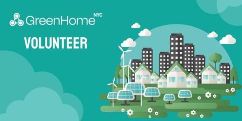 GreenHomeNYC Volunteer Information Session - Virtual