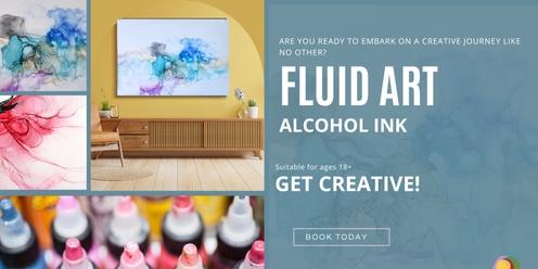 Fluid Art - Alcohol Ink Painting Session