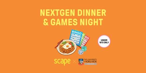 NextGen Dinner and Games Night