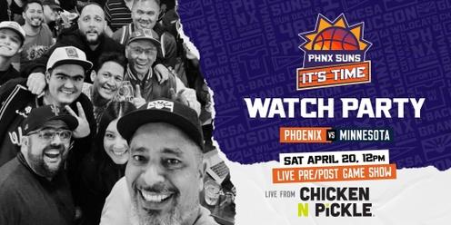 PHNX Suns Playoff Watch Party and Live Show at Chicken N Pickle 