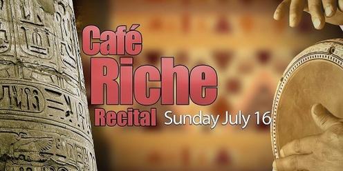 Café Riche Recital - Egyptian Music & Dance