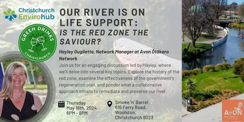Green Drinks: Our River is on Life Support - Is the Red Zone the Saviour?