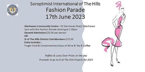 Soroptimist International of The Hills - FASHION PARADE JUNE 2023