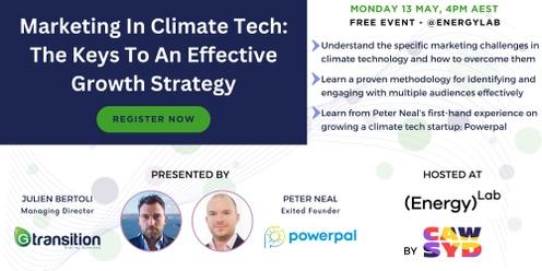 Marketing In Climate Tech: The Keys To An Effective Growth Strategy