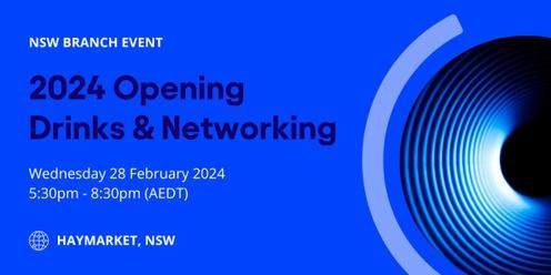 NSW Branch - 2024 Opening Drinks & Networking