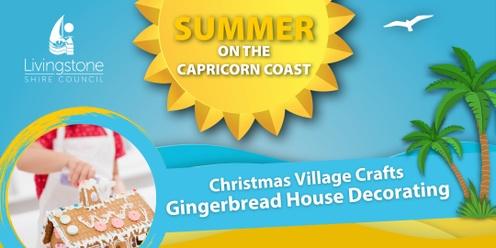 Christmas Village Crafts - Gingerbread House Decorating
