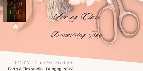 Sewing Class: Drawstring Bag