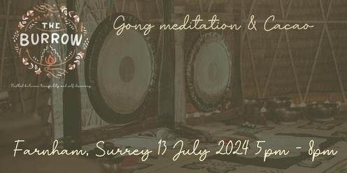 Forest Harmony: Gong Meditation & Cacao