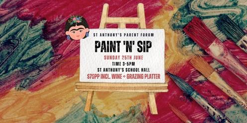 St Anthony's Paint'n'Sip