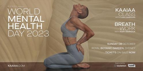 KAAIAA presents WORLD MENTAL HEALTH DAY 2023