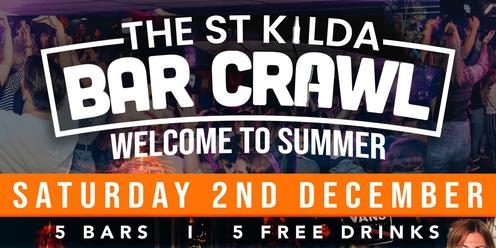 The St Kilda Bar Crawl - Welcome to Summer Edition