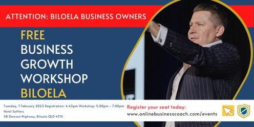 Free Business Growth Workshop - Biloela (local time)