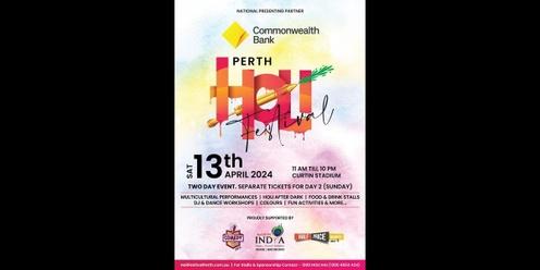 Holi Festival Perth -13th April 2024