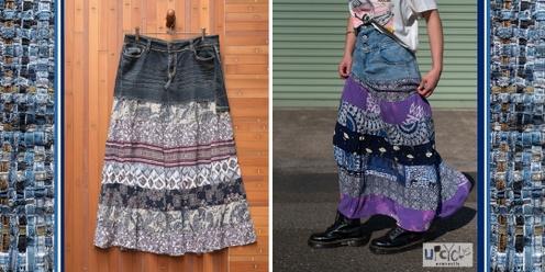 Jeans Tiered Skirt Workshop 