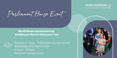 WDSD - Parliament House Afternoon Tea