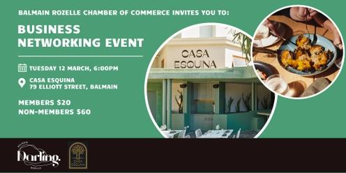 Networking Event March 2024, Balmain Rozelle Chamber of Commerce 