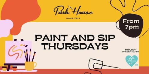 Paint & Sip Thursdays
