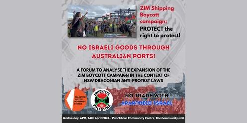 Forum: ZIM Shipping Boycott campaign and the right to protest