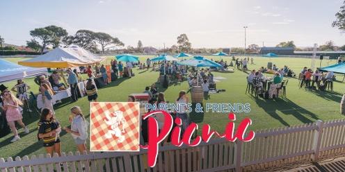 Order food - Parents & Friends Picnic on the Oval 2023 