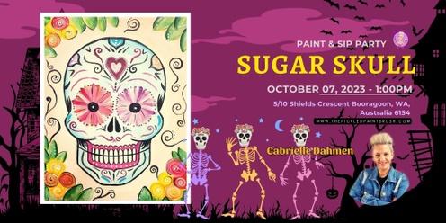 Paint & Sip Party - Sugar Skull - October 07, 2023