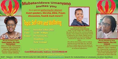 Mubatanidzwa ~ Umanyano Women's Gathering 4 May 2024 in Hamilton, New Zealand