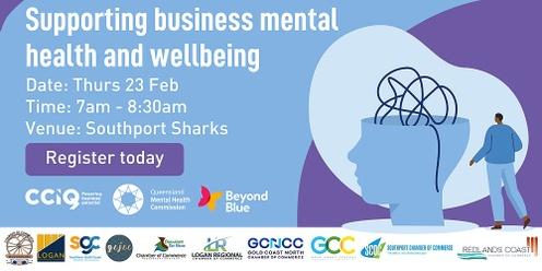 Supporting business mental health and wellbeing - Gold Coast