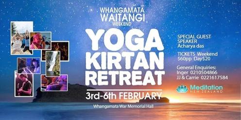 Whangamata Waitangi Weekend Yoga Kirtan Retreat