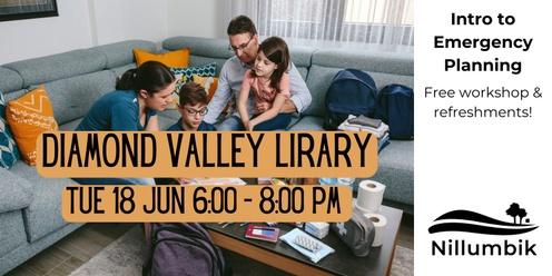 Intro to Emergency Planning Workshop - Diamond Valley Library