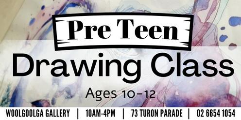 Pre-Teen Drawing Class (Age 10-12)