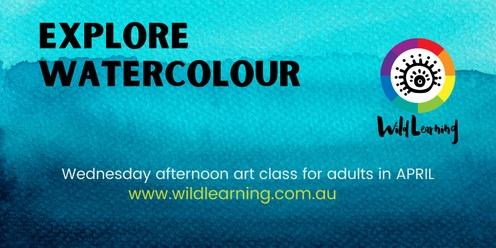 Watercolour on Wednesdays for Adults (April)