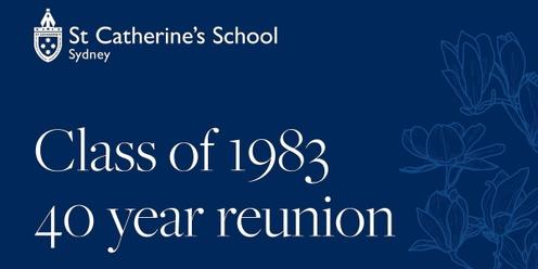 Class of 1983 40 Year Reunion