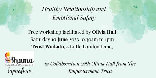 Shama SuperSHEro June 2023 - Healthy relationship and emotional safety
