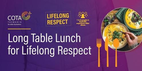 Long Table Lunch for Lifelong Respect - Rosebery