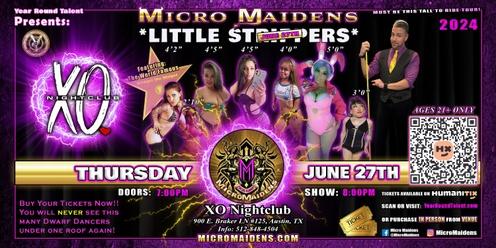 Austin, TX - Micro Maidens: The Show "Must Be This Tall to Ride!"