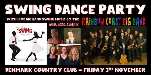 Swing Dance Party with the Rainbow Coast Big Band